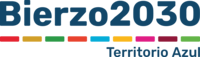 Logotipo Territorio Azul negro. 200×57